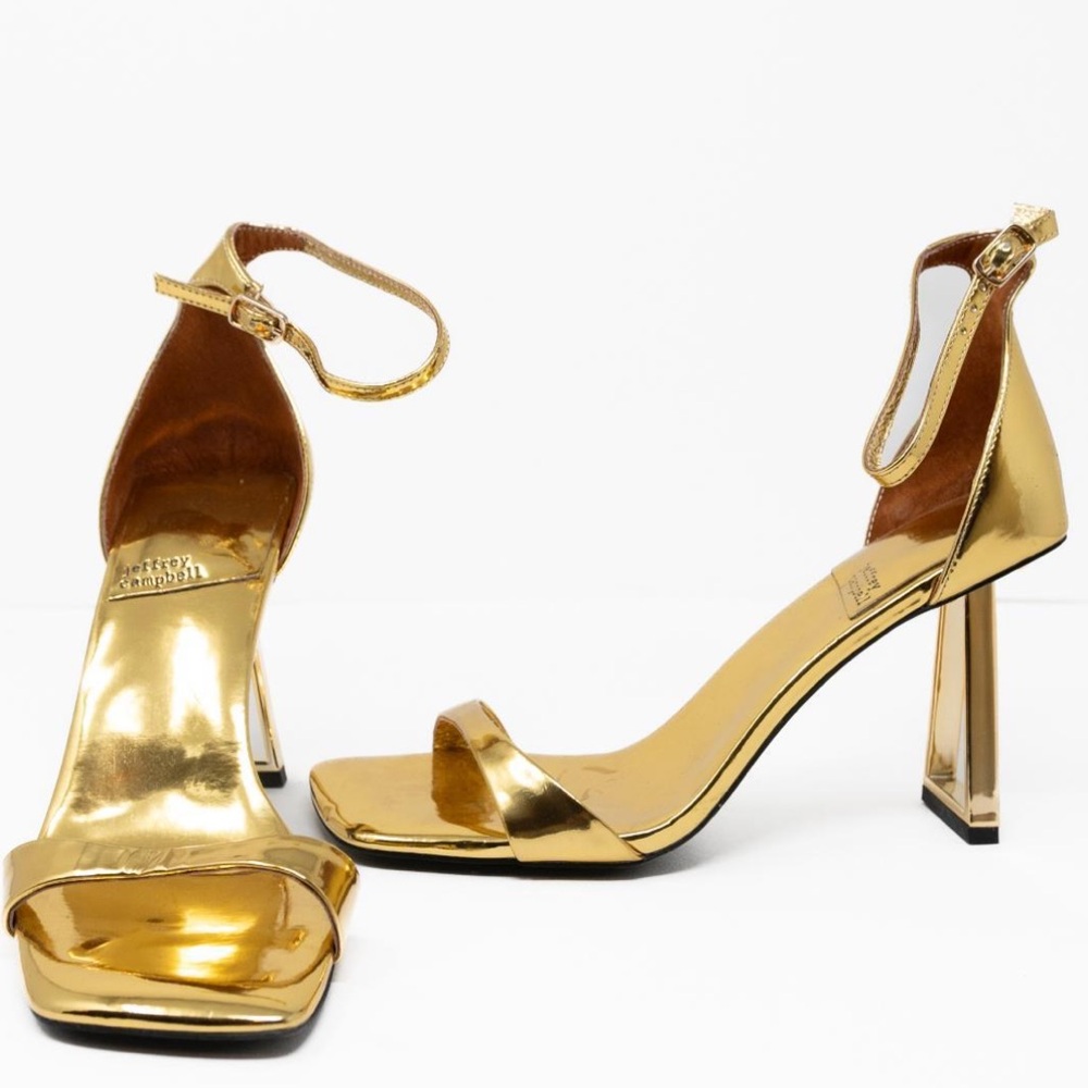 Industrial Gold Statement Heel